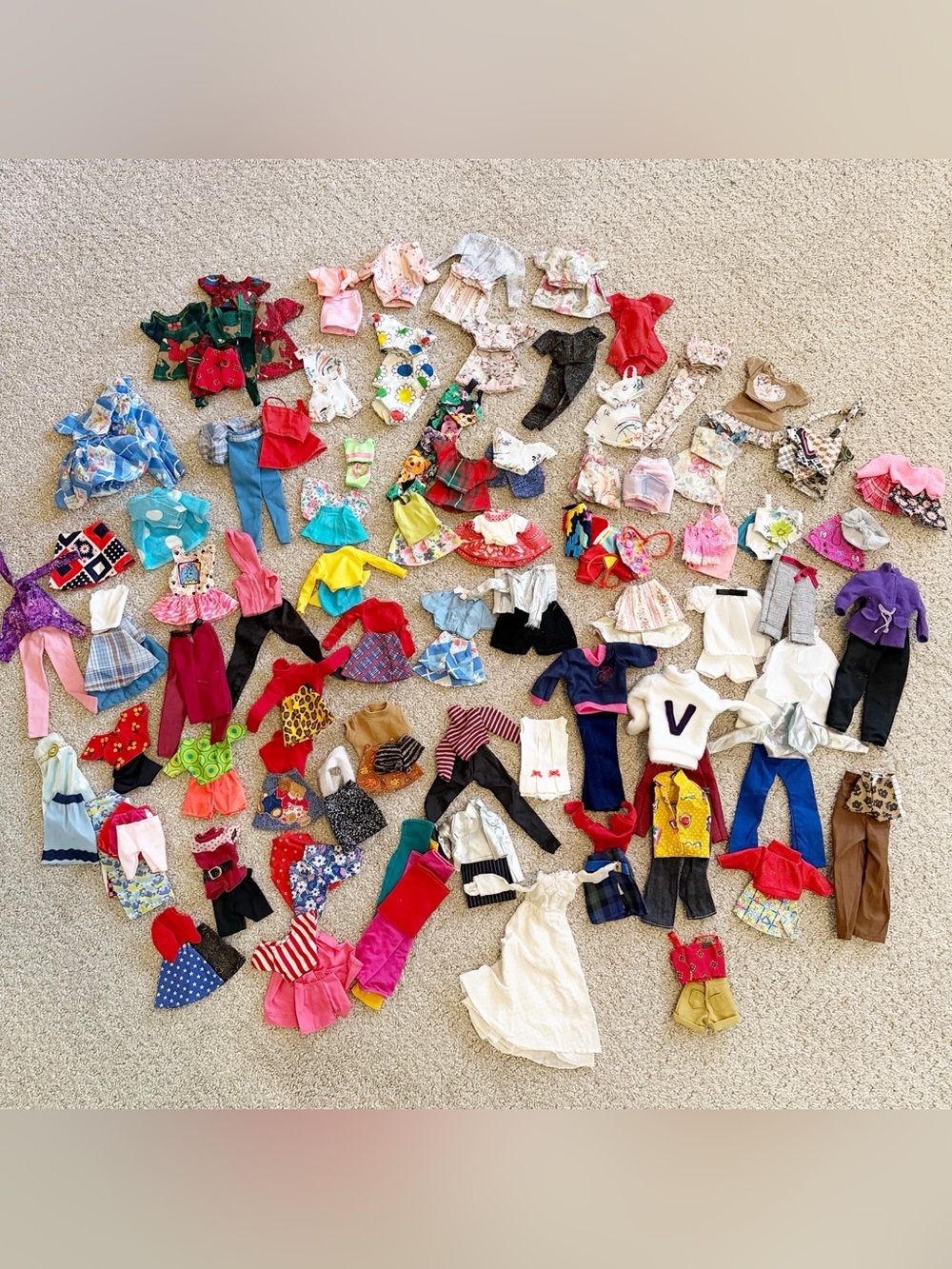 Vintage Barbie Doll Clothing Lot Clone Mommy Made 60’s/70’s/80s Handmade Outfits